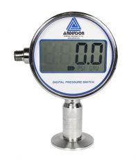 Digital Sanitary Pressure Gauges 0-30 psi