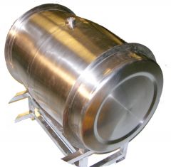 Stainless Steel Barrel, 75 Gallons