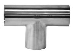 Tee 2.5” Butt Weld 316L Stainless Steel