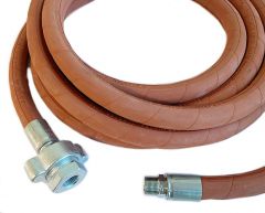 Steam Hose EPDM 3/4" ID x 25' with Fittings