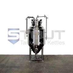 Stout Tanks and Kettles - 1 BBL Jacketed Fermenter (with Blowoff Pipe) 