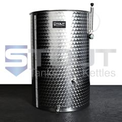 Stout Tanks and Kettles - 150 Liter (40 Gallon) - Variable Capacity Tank (Flat Bottom)