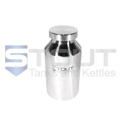 Stout Tanks and Kettles - 5 Liter (1.3 Gal) Stainless Steel Container | Screw on Lid (316SS)
