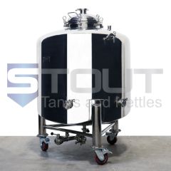 Stout Tanks and Kettles - 5 BBL Brite Tank with Wheels (Non-Jacketed)