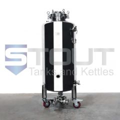 Stout Tanks and Kettles - 1 BBL Brite Tank with Wheels (2 BAR)