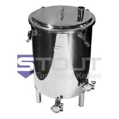 front photo of a 16.5 Gallon Wort Grant / Hopback used for making beer