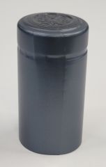 Non-Tear Tab PVC Wine Bottle Shrink Capsules - Gray