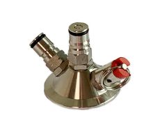 Carbonation lid for keg