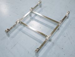 Stainless Steel Half Rack Floor Base Barrel Rack