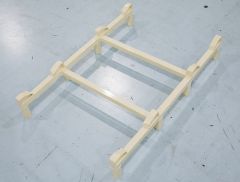 Powder Coated Half Rack Barrel Rack