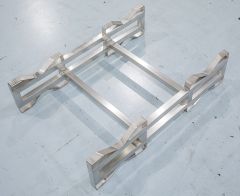 Stainless Steel Low Profile Double Barrel Rack 