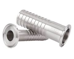 316L Hose Barb 4” X 4” TC