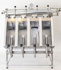 4 spout sparkling filling machine