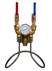 SuperKlean Hot & Cold Mixing Station - Brass