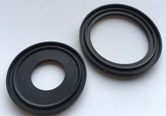 Flange Buna Black Clamp Gasket - 3"