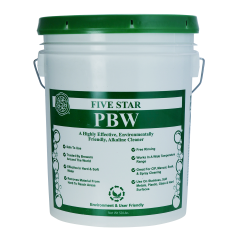 Five Star - PBW Powered Non-Caustic Cleaner - 5 Gallon Pail