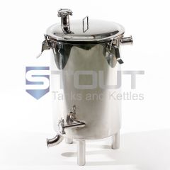front view of a 9 Gallon Combination Wort Grant / Hop Back