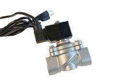 Solenoid Valve - 1" NPT  S.S. 120V AC With Plugs