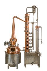 250L Steam Jacketed Copper Pot Still (from Brewmation)