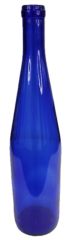 Cobalt Blue Hock Wine Bottles 750 ml  12/case  - Pallet sale (90 case/pallet) 