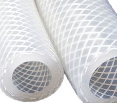 Silicone Hose with Braid Reinforcement - 1/2" ID x 50 ft