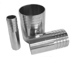 butt-weld hose barb