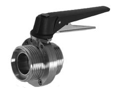 DIN 50 mm Butterfly Valves with plastic 12 position handle