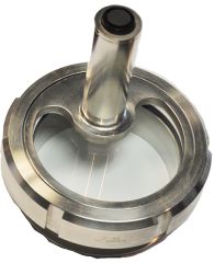 Tank Top Mount Sight Glass with Light 4" TC