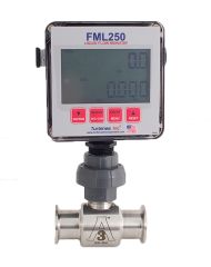 Sanitary 3A turbine flow meter 1.5" TC