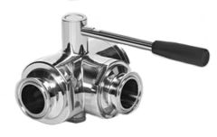 sanitary 3-way ball valve