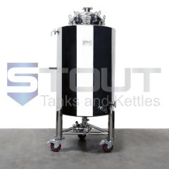 3 BBL Brite Tank (with wheels) - front view