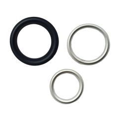 Buna Clamp Gaskets - Black & White Options (Various Sizes)