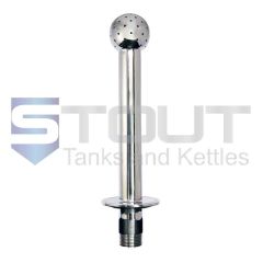 Static CIP Spray Ball (2" TC tank adaptor
