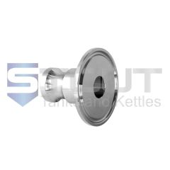 Camlock Adapter (1"/1.5" Tri Clover Compatible X 1/2 Cam & Groove Plug