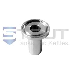 Tri Clamp Ferrule (Weld 1/2 in x 28.6 mm