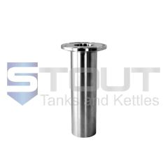 Long Tri Clamp Ferrule (Weld 1 in x 105 mm