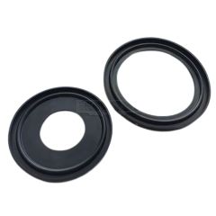 Flange Buna Clamp Gaskets - Black (Various Sizes)