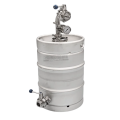 Stainless steel keg
