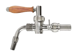 Lukr Side Pull Beer Tap - Faucet - Nostalgie - Stainless Steel w/ U.S. Shank Adapter