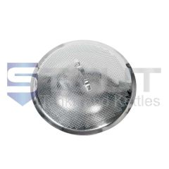 top view of a mash tun false bottom used for home brewing beer