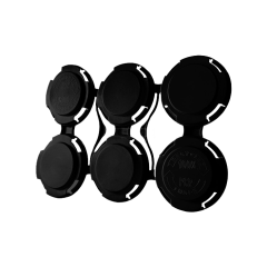 PakTech Can Carrier Standard 6 Pack (Easy Release), Black