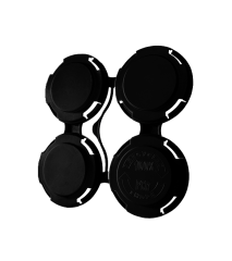 PakTech Can Carrier Sleek 4 Pack (Easy Release), Black