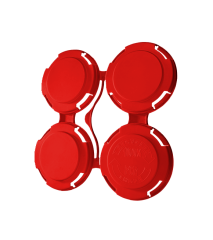 PakTech Can Carrier Standard 4 Pack, Red