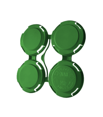 PakTech Can Carrier Standard 4 Pack (Easy Release), Tropical Green