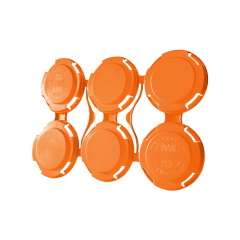 PakTech Can Carrier Standard 6 Pack (Easy Release), Tropical Orange