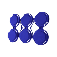 PakTech Can Carrier Standard 6 Pack (Easy Release), Ultra Blue