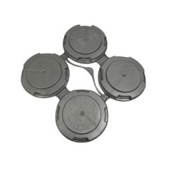 PakTech Can Carrier Standard 4 Pack (Easy Release), Silver