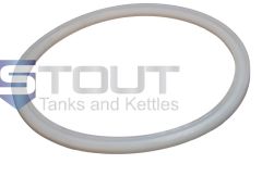This is a Silicone Replacement Gasket used on an 8" Port On a Stout Tanks Direct Fire Brew Kettle or hopback