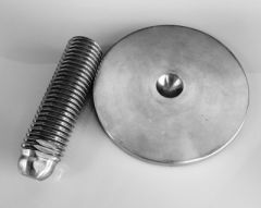 Stainless Steel Tank Foot Welding Connector - 1"
