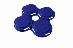 PakTech Can Carrier Sleek 4 Pack (Easy Release), Ultra Blue